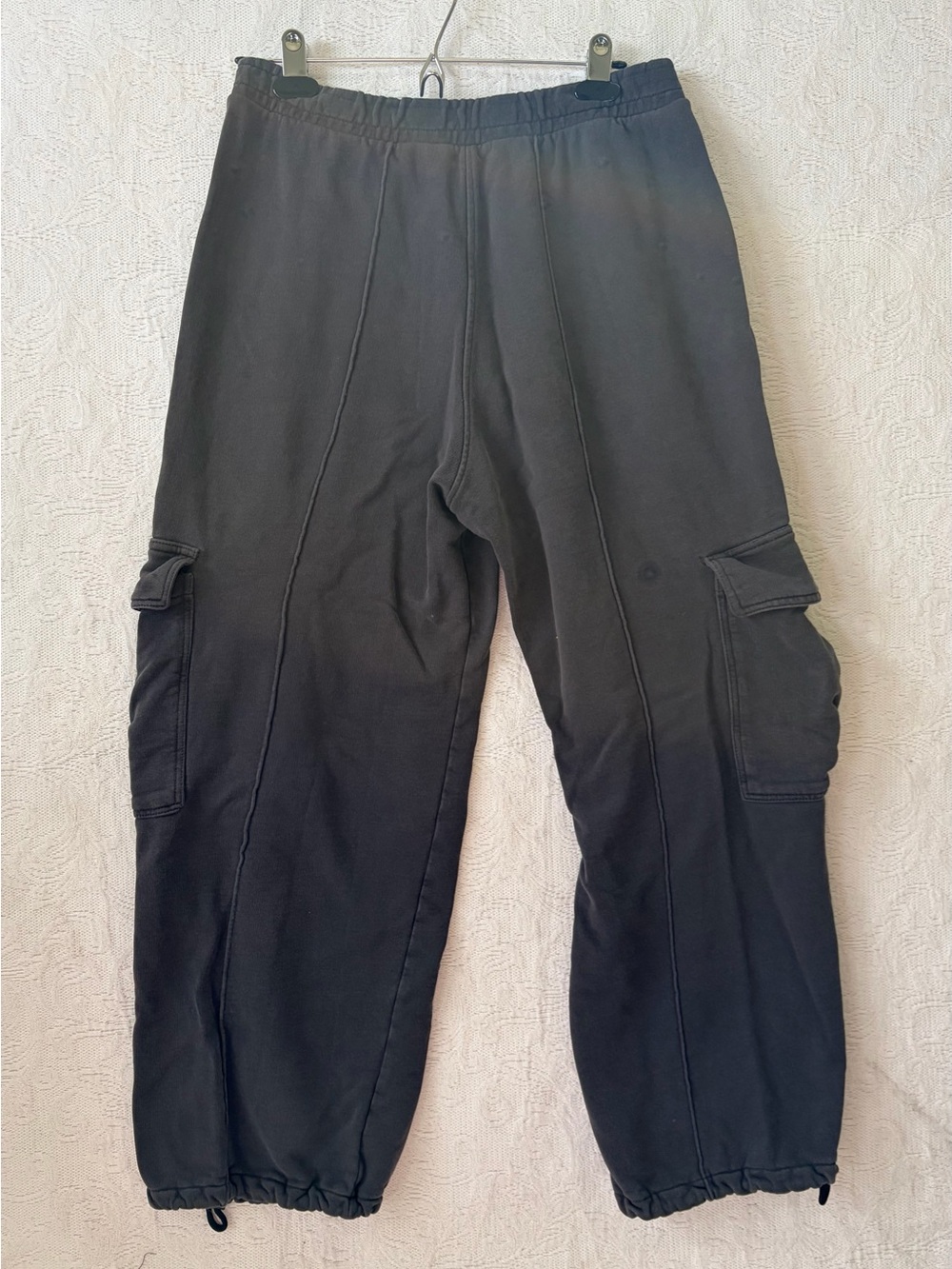 Zara Cargo Sweatpants Joggers Charcoal Size Large - Picture 5 of 11